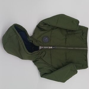 Carter's Toddler Boy Classic and Unique Green Puffer Coat (3T)